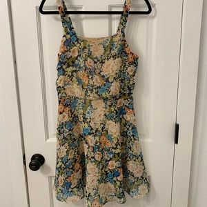 Floral Skater Dress Size M